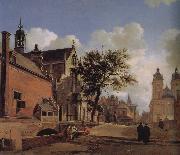 Church of Jesus landscape Jan van der Heyden